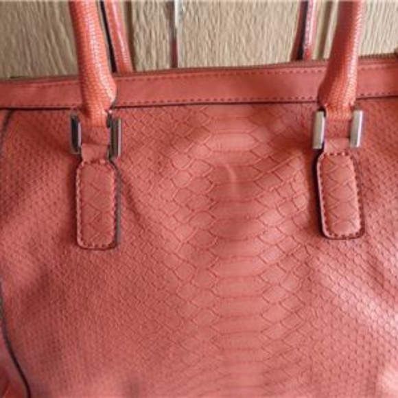 GUESS Tough Luv  Faux Leather Satchel- - Picture 12 of 15